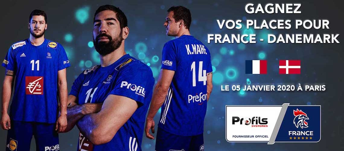 Profils Systèmes propose de gagner des places pour le match de Handball France-Danemark