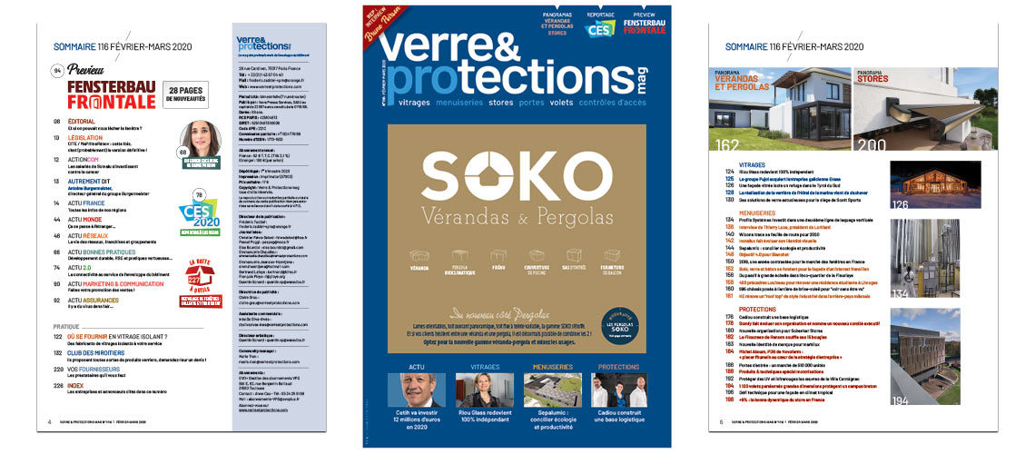 Nouvelle édition de Verre     & Protections Mag : 230 pages de pure information !