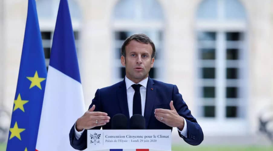 Convention climat: Emmanuel Macron approuve les mesures d'aides pour la rénovation des bâtiments