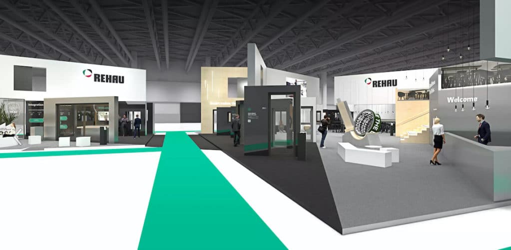 Rehau présente son “Virtual Tour” : visite virtuelle du stand prévu à Fensterbau