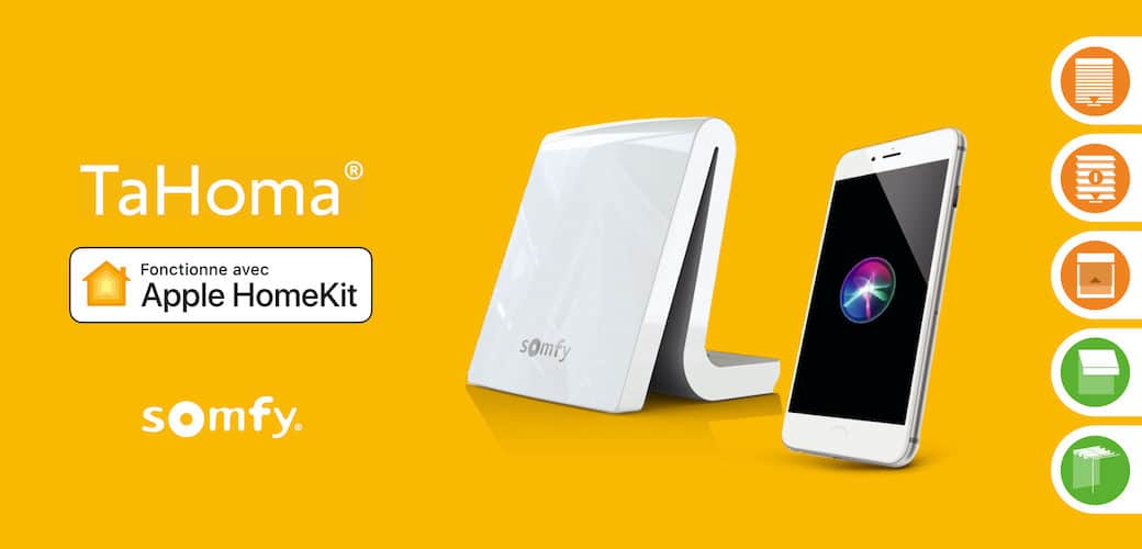 Somfy annonce la compatibilité de sa box TaHoma avec HomeKit d'Apple -  Verre & protections.com