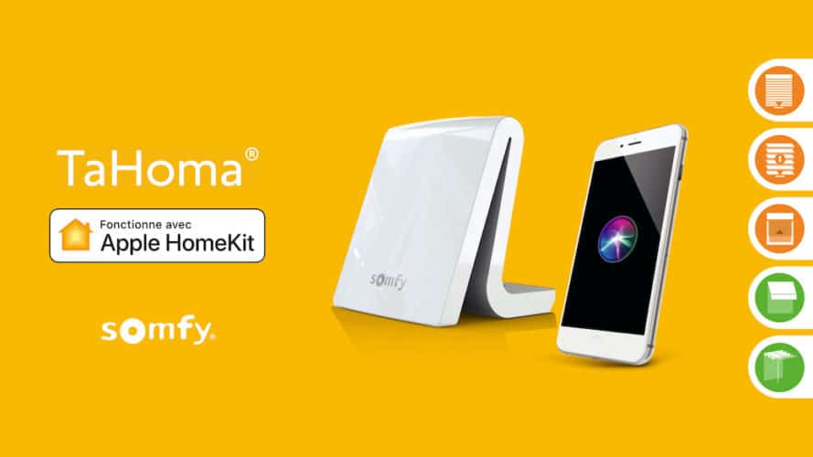 Somfy annonce la compatibilité de sa box TaHoma avec HomeKit d'Apple