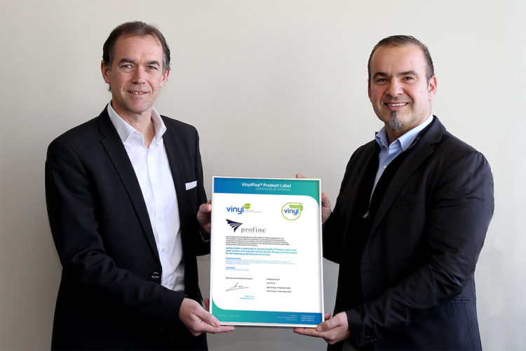 Le groupe Profine obtient le "Label produit VinylPlus"