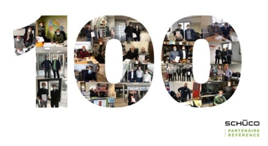 Le réseau Partenaires Référence de Schüco compte désormais  100 partenaires