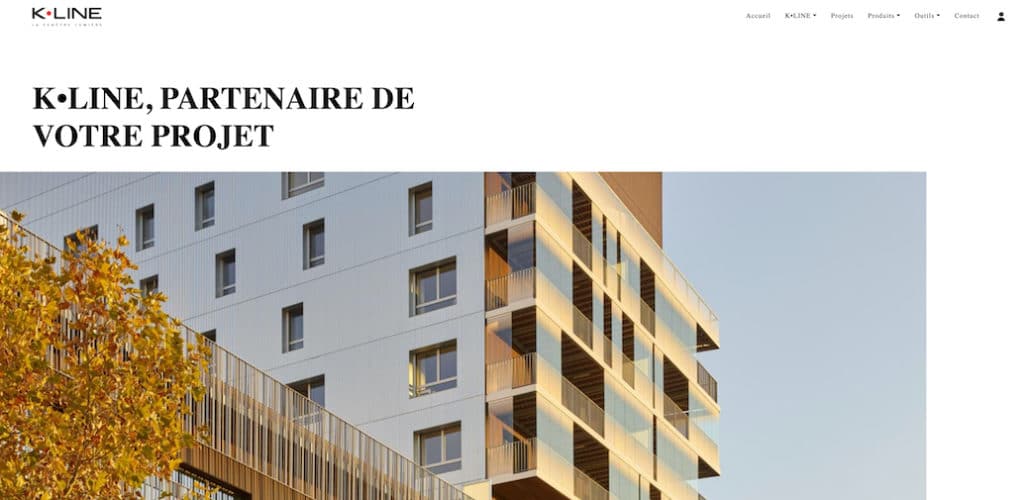 Un nouveau site dédié à la prescription pour K•LINE
