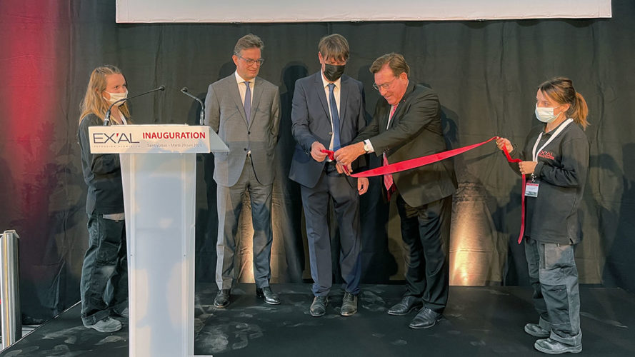 Inauguration de l'usine d'extrusion EX'AL