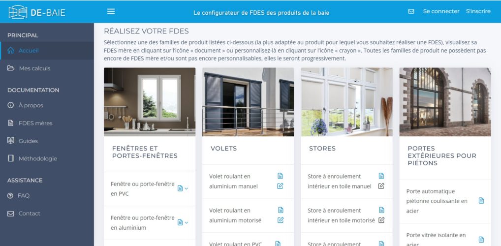 Lancement officiel du premier volet du configurateur de FDES DE-baie