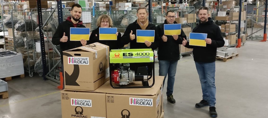 La collecte des groupes électrogènes bat son plein pour l'opération “ Lumière et Chaleur pour l’Ukraine cet hiver ”