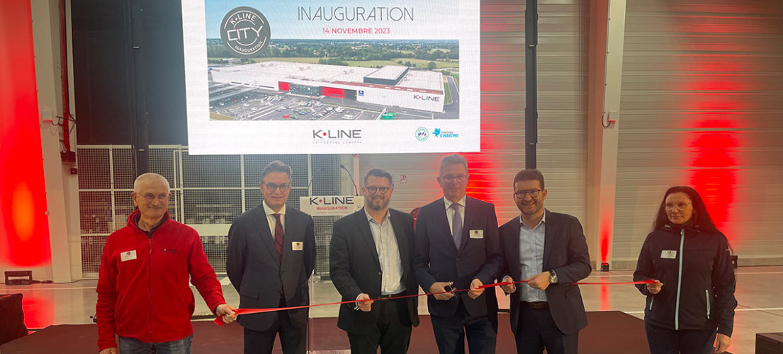 Le Groupe Liebot inaugure l'usine K•Line City dédiée à la production de menuiseries pour le marché tertiaire